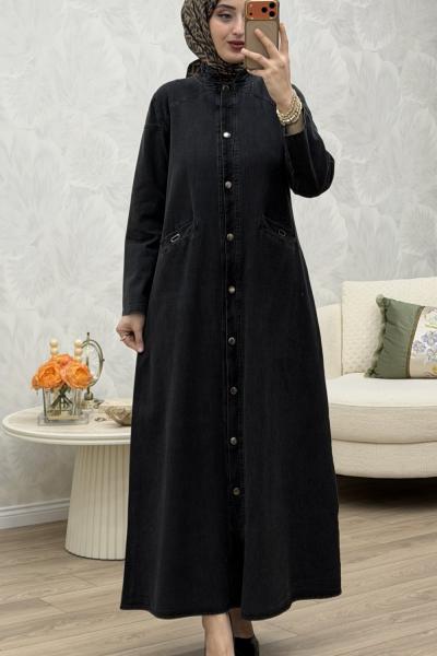 Göksu Ferace Elbise Füme