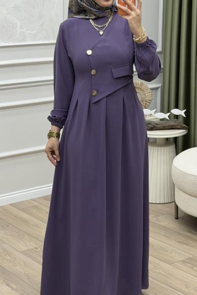 Gönül Elbise Lila