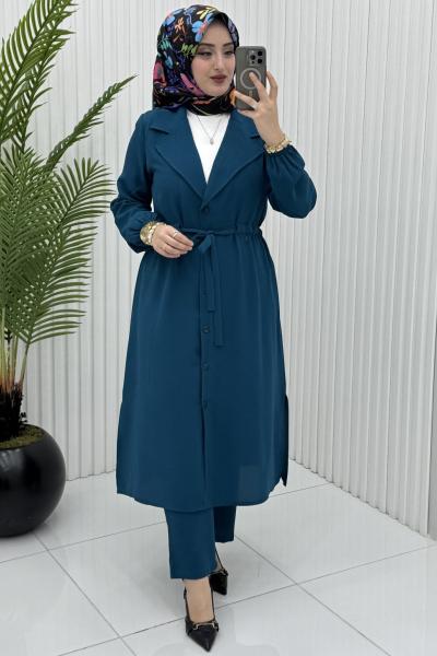 Helen Takım Petrol Mavisi