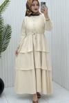 Şevval Elbise Krem