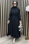 Kamelya Elbise Siyah