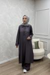 Nazlı Kot Takım Mürdüm