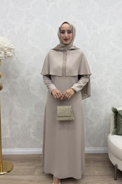 Elmas Abiye Bej