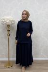 Hülya Etek Takım Lacivert