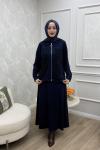 Gülay Etek Takım Lacivert