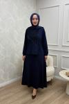 Meryem Etek Takım Lacivert
