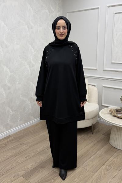 Meral Takım Siyah